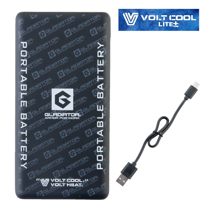 コーコス モバイルバッテリー 大容量 10000mAh 軽量 小型 充電器 USB充電 VOLTCOOL VOLTHEAT ボルトクール ボルトヒート グラディエーター cc-gb832