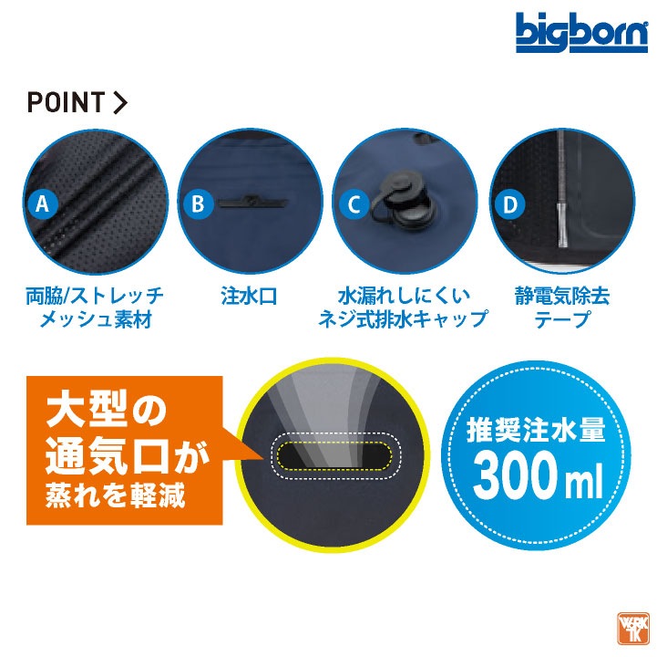 アクアテック 水を入れるだけ! 水冷ベスト 水冷服 アクアウォーター