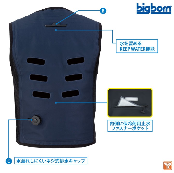 アクアテック 水を入れるだけ! 水冷ベスト 水冷服 アクアウォーター