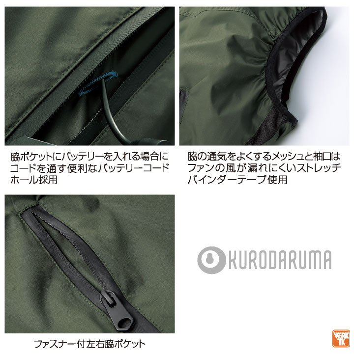☆コスパ抜群!! クロダルマ ファン・バッテリーフルセット