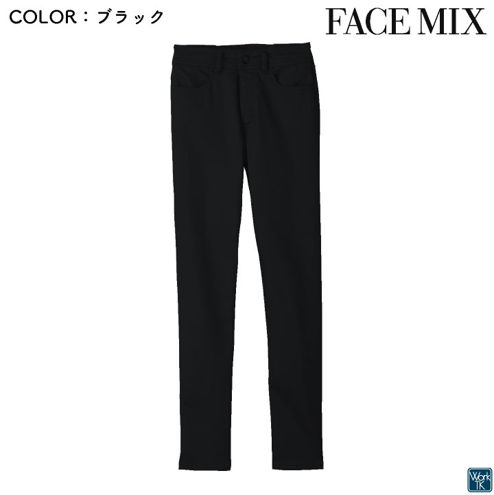 ボンマックス ストレッチパンツ レディース スーパーストレッチ チノパン 制服 ユニフォーム フォーマル おしゃれ オフィス カジュアル 飲食 サービス FACEMIX BONMAX bm-fp6319l