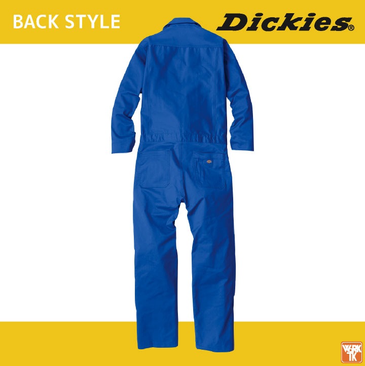 ディッキーズ Dickies 長袖 つなぎ ストレッチ 吸汗速乾 ツナギ 円管服 ジャンプスーツ 作業着 作業服 仕事着 酪農 農業 板金 塗装 車 バイク 整備 DIY 春夏 秋冬 ALLシーズン おしゃれ コーコス cc-d676
