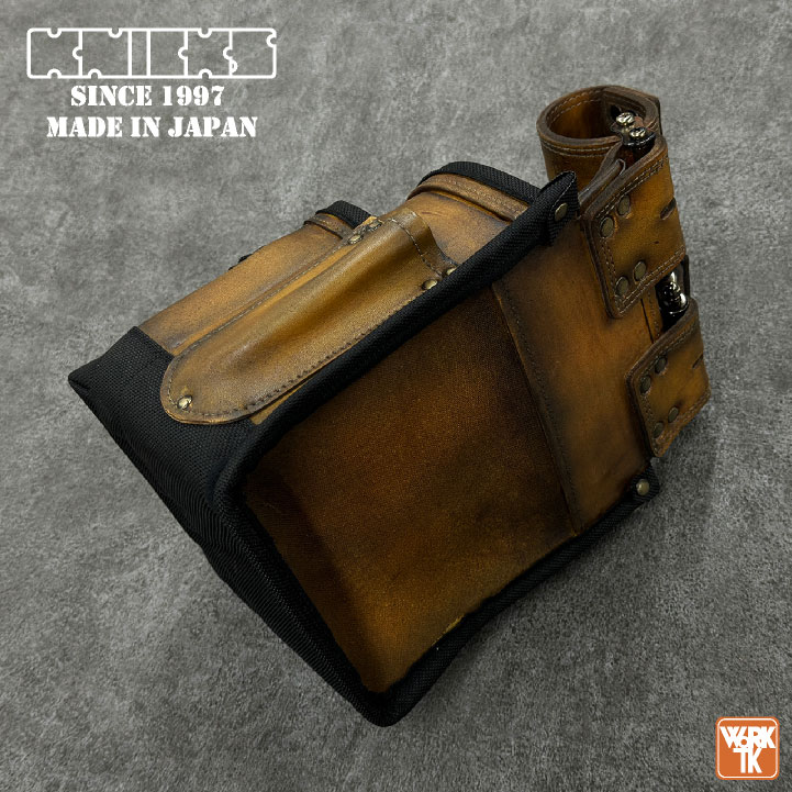 ニックス　レザー製ガーデニング、工具腰袋 複数ポケット 楽天市場】KNICKS ニックス 工具差し 革 鳶職向仕様 ツーウェイ