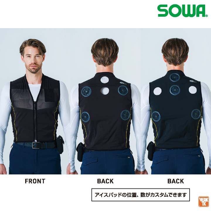 SOWA 新作 2024年 ペルチェベスト デバイス バッテリー フルセッ