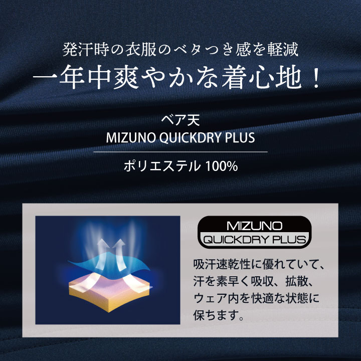 [即日出荷] ミズノ MIZUNO スクラブ インナー スクラブインナーシャツ メンズ アンダーウェア インナーウェア 七分袖 ストレッチ 吸汗 速乾 医療 看護師 介護士 春夏 秋冬  チトセ [ネコポス] ct-mz0135