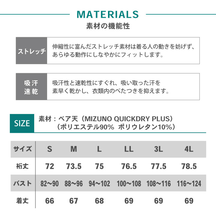 [即日出荷] ミズノ アンダーウェア 9分袖 MIZUNO 吸汗 速乾 ストレッチ メンズ インナー チトセ 長袖 インナーシャツ [ネコポス] ct-mz0155