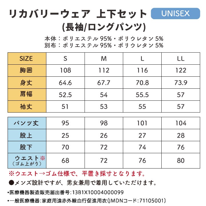 (当店だけの特典付リカバリーウェアで血行促進・疲労回復)メディカルエイト 上下セット 血行促進 疲労回復 一般医療機器 長袖 長ズボン パジャマ メンズ レディース 秋 冬 暖かい おしゃれ ルームウェア 筋肉のハリ コリ緩和 高橋尚子 即納 hr-380830