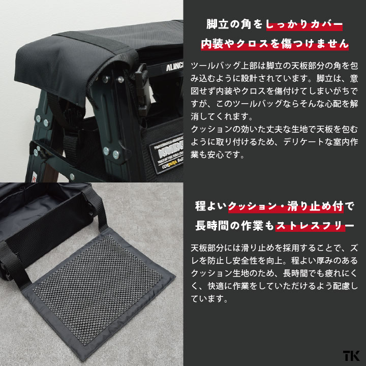 Knicks ツールバック KNICKS ニックス 脚立専用中空ツールバッグ BA-KTB : 金物と工具の店