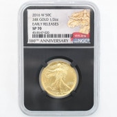 2016 ����ꥫ ���������󥰥�Хƥ� 100��ǯ��ǰ 50 ����� ���  1/2���� ̤���� NGC SP 70 ER ������ �ǹ���� ����̤������ ��Ȣ��