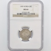 1909 īδ3ǯ 20   NGC MS64 ̤ѡ̤  42ǯ