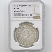 1904 ���� ����37ǯ 1�߶��(����) NGC MS64 ̤���ѡ�����̤������ ��1�߶�� ������