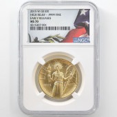 2015 ����ꥫ �ϥ���꡼�� ��ͳ�ν��� ��Хƥ� 100�ɥ� ��� 1���� NGC MS70 ER ������ �ǹ���� ����̤������