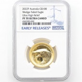 2022 �������ȥ�ꥢ ����ȥ� �ϥ���꡼�� ���ʥ����̥亮 100��ɥ� ��� 1���� �ץ롼�� NGC PF 70 UC ER ������ �ǹ���� ����̤������ ��Ȣ�� �����å��ơ��륤������