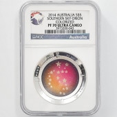 2014 �������ȥ�ꥢ ��ŷ��ŷ��� ���ꥪ��� ��� 1���� �ץ롼�� �ɡ��෿������ NGC PF 70 UC �ǹ����  ����̤������
