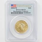 �������� 2010 ����ꥫ �ե������ȥ�ǥ����꡼�� �֥���ʥ� ��Хƥ� 10�ɥ� ��� 1/2���� ̤���� PCGS MS 70 FS ������ �ǹ���� ����̤������