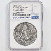 2017 �ĥХ� �ץ롼�� �ϥ���졼�� 2 ���� �̲��ν��� �إ� ��� NGC PF 70 ANTIQUED ER ����ƥ������ž夲 ������ �ǹ���� ����̤������ ��Ȣ��