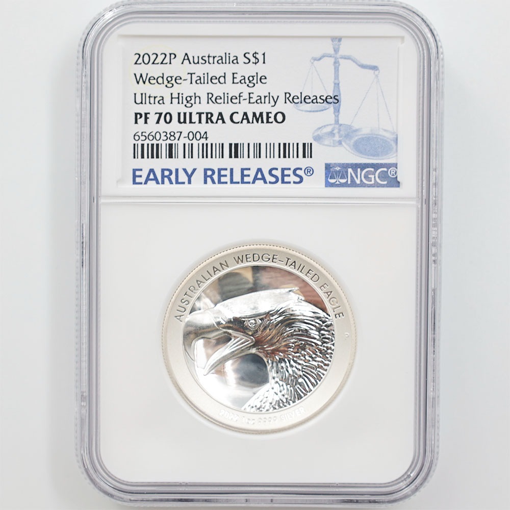 オーストラリア 5ドル 1オンス銀貨 2022 オーストラリア ウルトラ