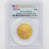 2012 ����ꥫ �ե������ȥ�ǥ����꡼�� �ե�󥷥������꡼�֥��� 10 �ɥ� ��� 1/2���� �ץ롼�� PCGS MS 70 �ǹ���� ����̤������