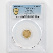 1871 ���� ����4ǯ 1�߶�� ̤���� PCGS MS63 ̤������ ��1�߶�� ������ ��� ķ��