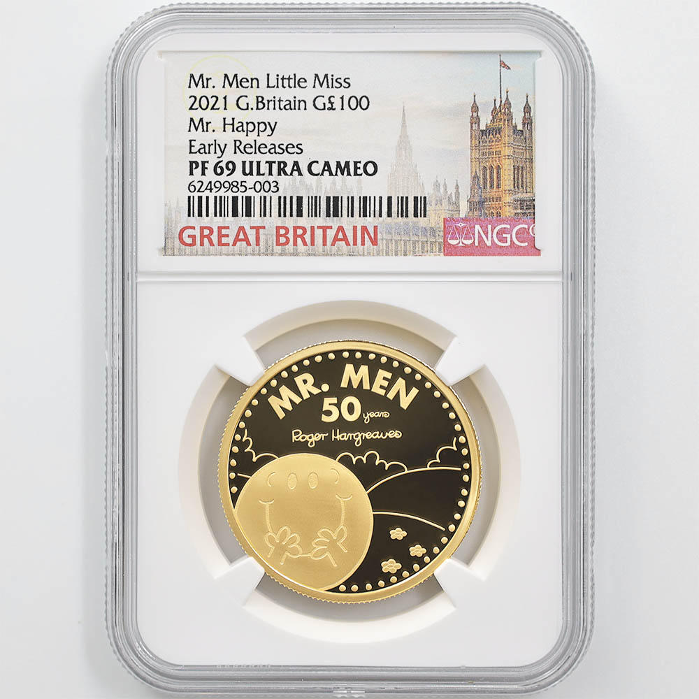 2021 英国 ミスターメン リトルミス 50周年記念 第1貨 100ポンド 金貨 1オンス プルーフ NGC PF 69 UC ER 初鋳版  準最高鑑定 完全未使用品 元箱付 世界最安値！ イギリス 金貨 | 英国,英国 金貨 | 株式会社世界コイン