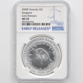 �������� 2020 �������ȥ�ꥢ ���󥬥롼 1��ɥ� ��� 1����  NGC MS 70 ER ������ �ǹ���� ����̤������