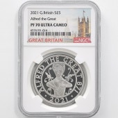 �������� 2021 �ѹ� ����ե�å��粦¨��1,150��ǯ��ǰ 5�ݥ�� ��� �ץ롼�� NGC PF 70 UC �ǹ���� ����̤������ ��Ȣ��