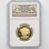 2014 ����ꥫ �ե������ȥ�ǥ����꡼�� �ե�����󥹡��ϡ��ǥ��� 10 �ɥ� ��� 1/2���� �ץ롼�� NGC PF 70 UC ER ������ �ǹ���� ����̤������