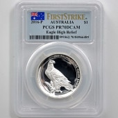 2016 �������ȥ�ꥢ �ϥ���꡼�� ���ʥ����̥亮 1��ɥ� ��� 1���� �ץ롼�� PCGS PR 70 DCAM FS ������ �ǹ���� ����̤������ �����å��ơ��륤������