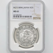 1894  27ǯ 1߶ NGC MS 61 ̤ 1߶ 