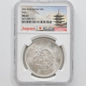 1870 ���� ����3ǯ 1�߶�� ������ 1 ͭ�� NGC MS 64 ̤���ѡ�����̤������ ��1�߶�� ������