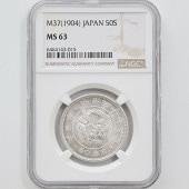 1904 ���� ����37ǯ ε 50�� ��� NGC MS63 ̤������ ������