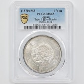 1870 ���� ����3ǯ 1�߶�� ������ 1 ͭ�� PCGS MS 65 ̤���ѡ�����̤������