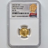 2016 ����ꥫ �ޡ�����꡼������ 100��ǯ��ǰ 10 ����� ��� 1/10 ���� ̤���� NGC SP 70 ER ������ �ǹ���� ����̤������