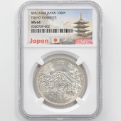 1964 ���� ��������ԥå��������ǰ ��߶�� NGC MS64 ̤���ѡ�����̤������ 1000�� ��ʾ �Ų� ��ǰ������ ����39ǯ