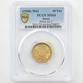 �������� 1908 ���� ����41ǯ 10�߶�� ̤���� PCGS MS64 ̤���ѡ�����̤������ ��10�߶�� �����ߡڥݥ���ȡ������ݥ������оݳ���