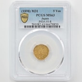 �������� 1898 ���� ����31ǯ 5�߶�� ̤���� PCGS MS 63 ̤������ ��5�߶�� �����ߡڥݥ���ȡ������ݥ������оݳ���
