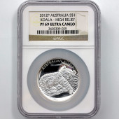 2012 �������ȥ�ꥢ �ϥ���꡼�� ������ 1��ɥ� ��� 1���� �ץ롼�� NGC PF 69 UC ��ǹ���� ����̤������