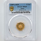 �������� 1897 ���� ����30ǯ 5�߶�� ̤���� PCGS MS 65 ̤���ѡ�����̤������ ��5�߶�� �����ߡڥݥ���ȡ������ݥ������оݳ���