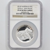 2012 �������ȥ�ꥢ �ϥ���꡼�� ������ 1��ɥ� ��� 1���� �ץ롼�� NGC PF 69 UC ��ǹ���� ����̤������