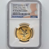 2023 �������ȥ�ꥢ �ϥ���꡼�� ���ʥ����̥亮 100��ɥ� ��� 1���� �ץ롼�� NGC PF 70 UC FR ������ �ǹ���� ����̤������ ��Ȣ�� �����å��ơ��륤������