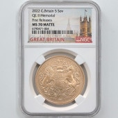 2022 ѹ ꥶ٥2 鵭ǰ ֥ 5ݥ  ̤ NGC MS 70 MATTE FR  ǹ ̤ Ȣ ꥹ 