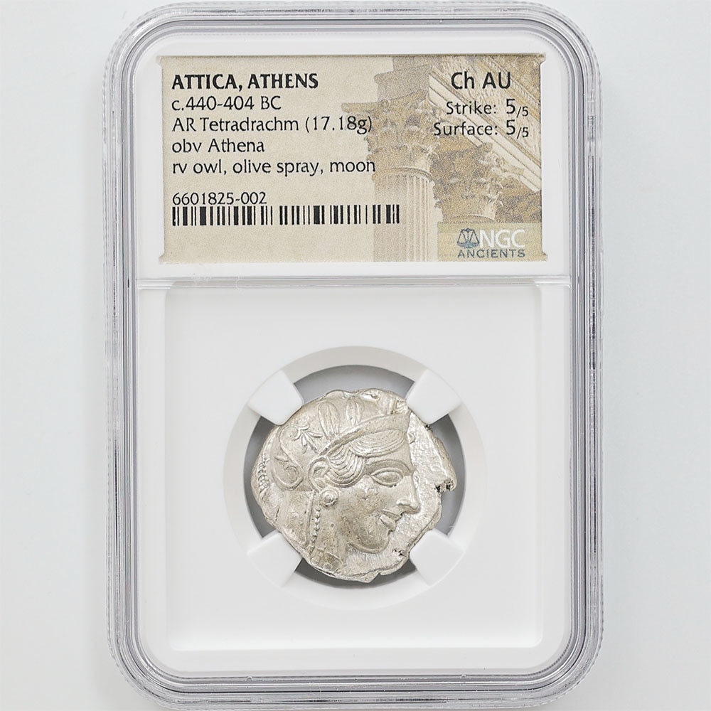 委託販売 c.440-404年BC ATTICA アテネ ARテトラドラクマ 古代コイン