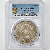 �������� 1893 �ѹ� �������ȥꥢ 1���饦�� ��� PCGS MS 64�� ̤���ѡ�����̤�����ʡڥݥ���ȡ������ݥ������оݳ���