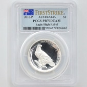 2016 �������ȥ�ꥢ �ϥ���꡼�� ���ʥ����̥亮 1��ɥ� ��� 1���� �ץ롼�� PCGS PR 70 DCAM FS ������ �ǹ���� ����̤������ �����å��ơ��륤������
