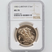 1985 ѹ ꥶ٥2 ֥ 5ݥ  NGC MS 70 ǹ ̤ ꥹ 