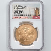 2020 ѹ ꥶ٥2 ֥ 5ݥ  ̤ NGC MS 70 MATTE ER  ǹ ̤