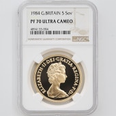 1984 ѹ ꥶ٥2 5ݥ ֥  NGC PF 70 UC ǹ ̤ 硼ε༣