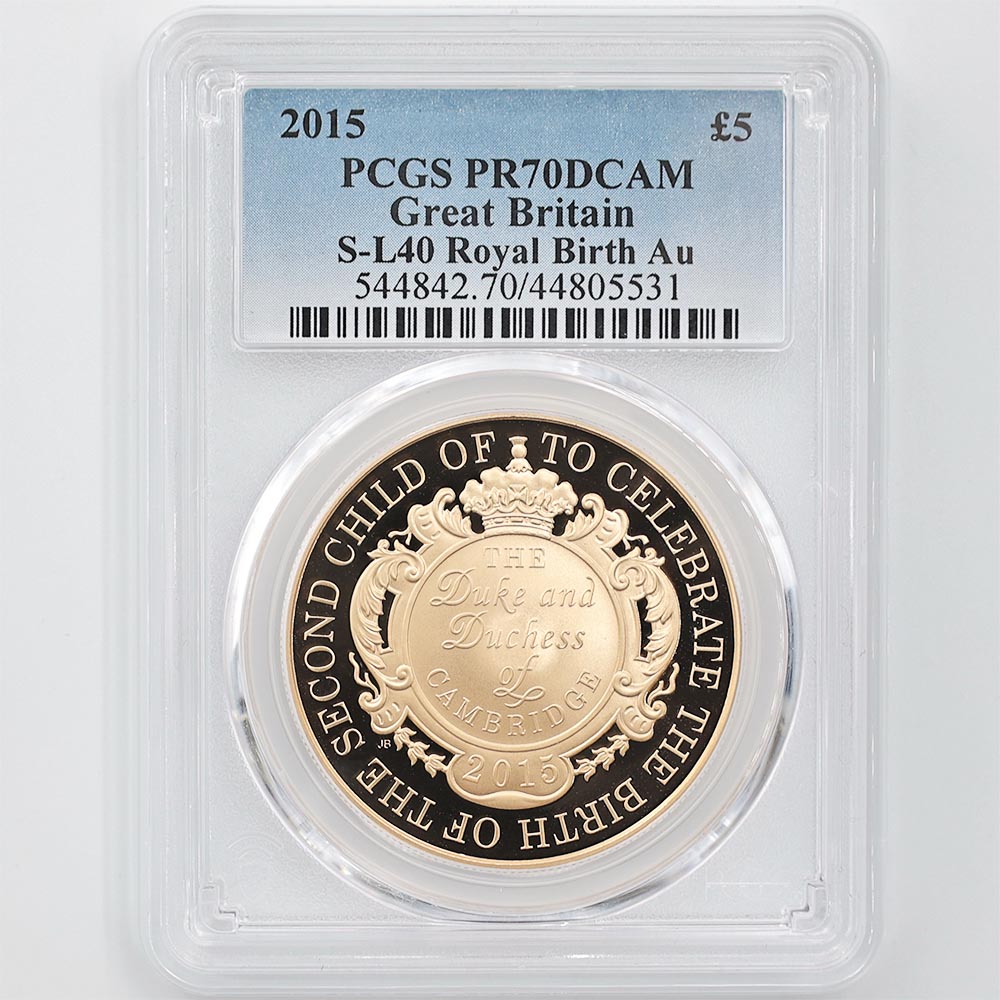 委託販売 2015 英国 エリザベス2世 シャーロット王女 誕生記念 5ポンド 金貨 プルーフ PCGS PR 70 DCAM 最高鑑定 完全未使用品  イギリス 金貨【ポイント・クーポン利用対象外】 | 委託販売,金貨 | 株式会社世界コイン