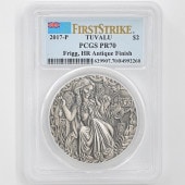 2017 �ĥХ� �ץ롼�� �ϥ���졼�� 2 ���� �̲��ν��� �ե�å� ��� PCGS PR 70 FS Antique Finish ����ƥ������ž夲 ������ �ǹ���� ����̤������ ��Ȣ��