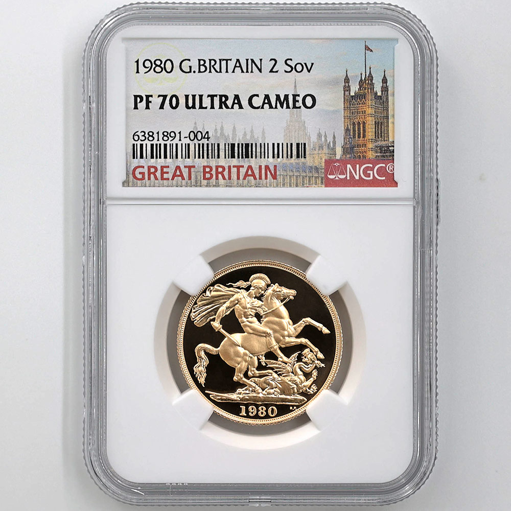 2017年 イギリス 近代ソブリン発行200周年記念金貨 NGC PF70UC 2017年